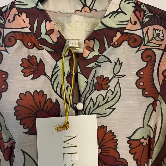 NWT Mestiza Valencia Mini Dress in Jardin Rose - Picture 7 of 8